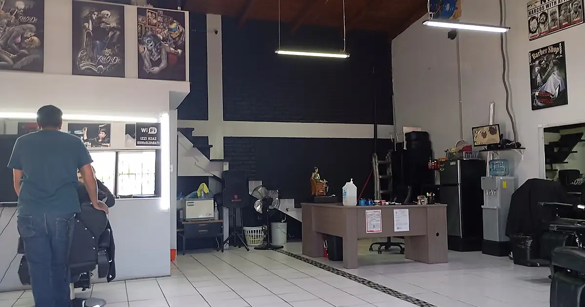 THE BARBER SHOP AND TATTOO SHOP